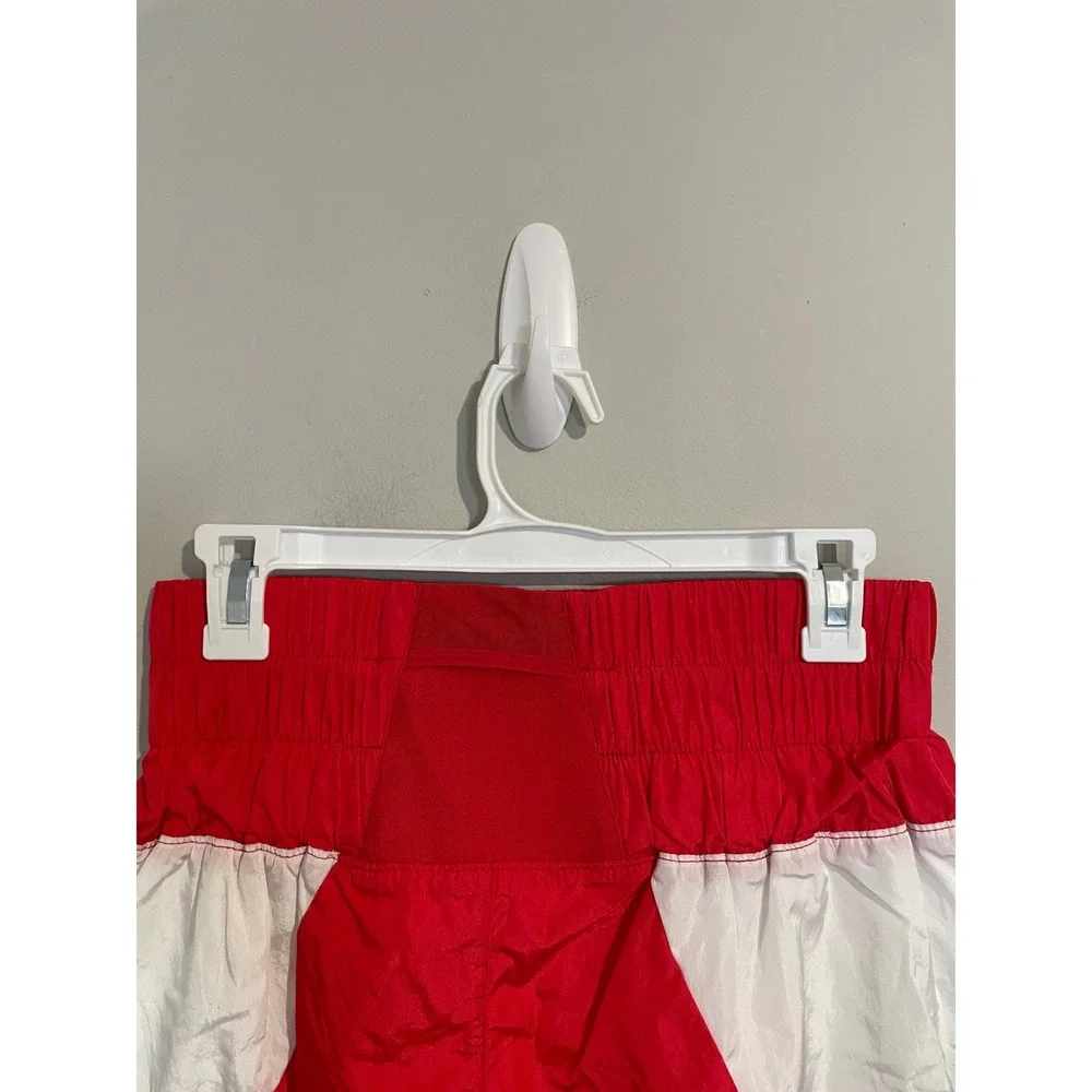 Free People Movement The Way Home Shorts Red and‎ Green Size Large Athleisure